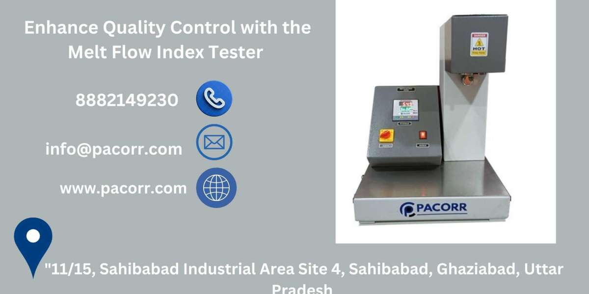 How Pacorr’s Melt Flow Index Tester Simplifies Polymer Quality Control